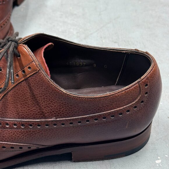 Barker England Hand Crafted Collection Brogue Leather Oxford Dress Shoes US 11 G - Picture 7 of 8